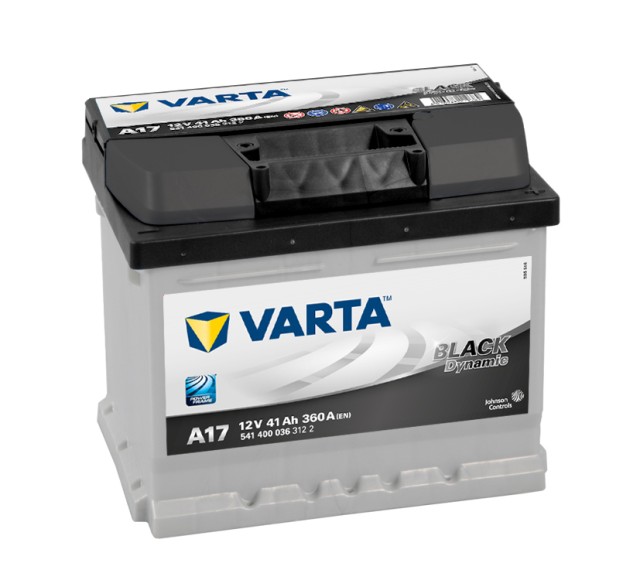 Akumulators VARTA Black Dynamic A17 12V 41Ah(c20) 360A(EN) 207x175x175mm 0/1 B13