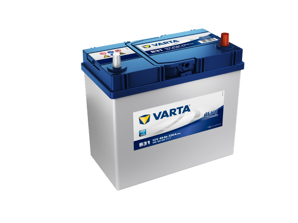 Akumulators VARTA BLUE DYNAMIC B31 12V 45Ah 330A (EN) 238x129x227 0/3