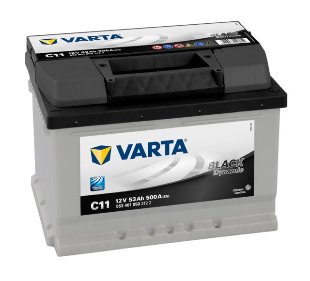 Akumulators VARTA Black Dynamic C11 12V 53Ah(c20) 500A(EN) 242x175x175mm 0/1 B13
