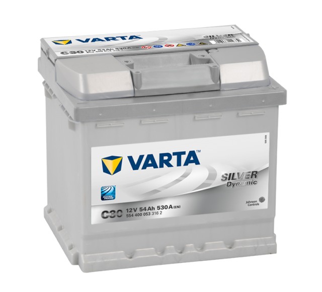 Akumulators VARTA Silver Dynamic C30 12V 54Ah(c20) 530A(EN) 207x175x190mm 0/1 B13