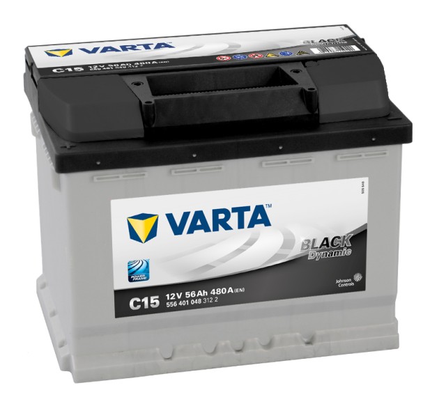 Akumulators VARTA Black Dynamic C15 12V 56Ah(c20) 480A(EN) 242x175x190mm 1/1 B13