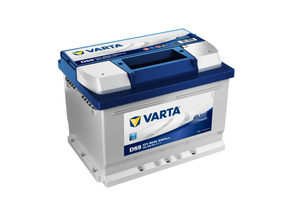 Akumulators VARTA BLUE DYNAMIC D59 12V 60Ah 540A (EN) 242x175x175 0/1