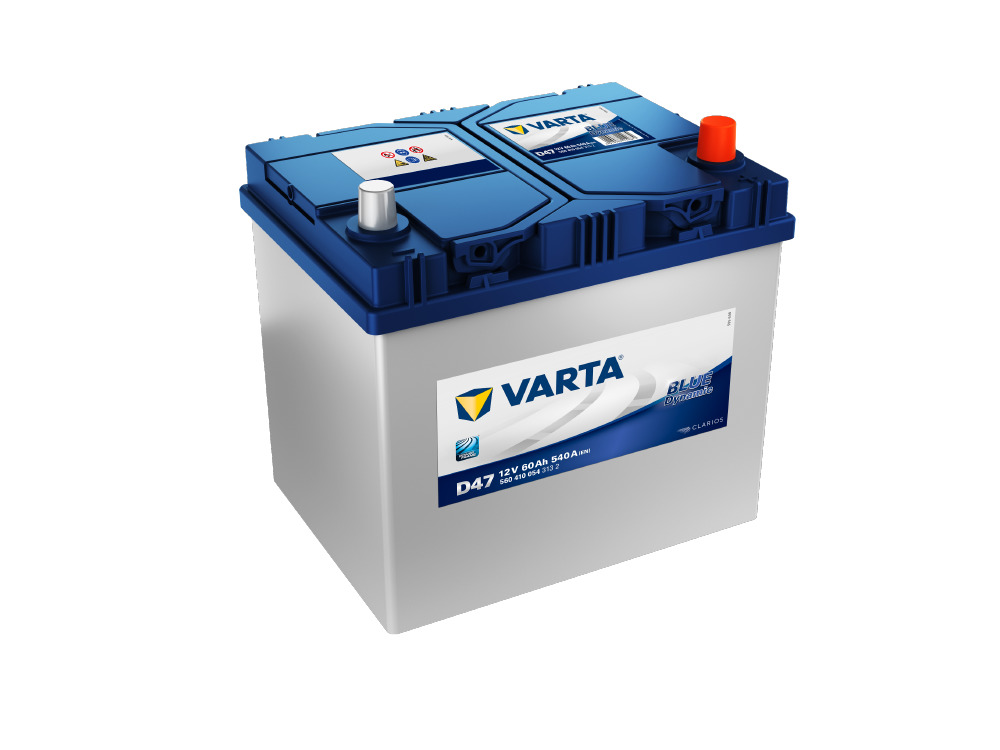 Akumulators VARTA BLUE DYNAMIC D47 12V 60Ah 540A (EN) 232x173x225 0/1