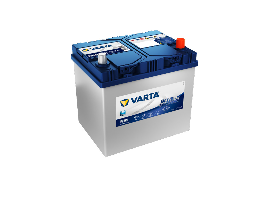 Akumulators VARTA Blue Dynamic EFB N65 12V 65Ah 650A(EN) 232x173x225 0/1