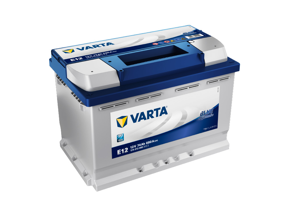 Akumulators VARTA BLUE DYNAMIC E12 12V 74Ah 680A (EN) 278x175x190 1/1