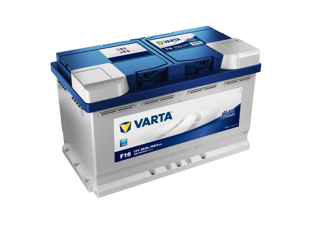 Akumulators VARTA Blue Dynamic F16 12V 80Ah(c20) 740A(EN) 315x175x190mm 0/1 B13