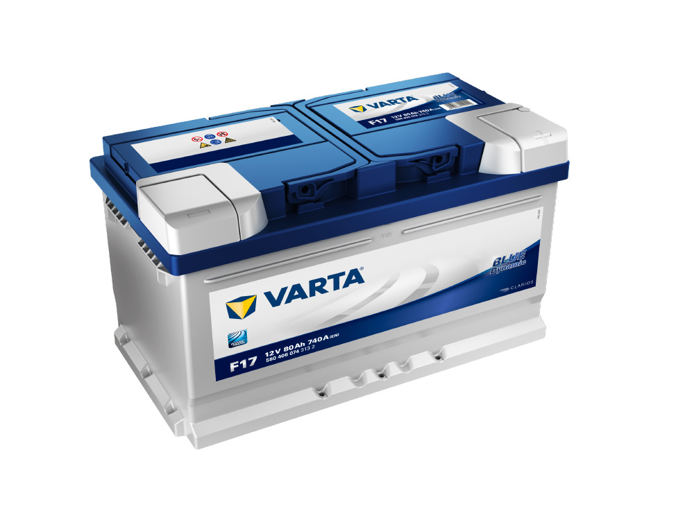 Akumulators VARTA BLUE DYNAMIC F17 12V 80Ah 740A (EN) 315x175x175 0/1