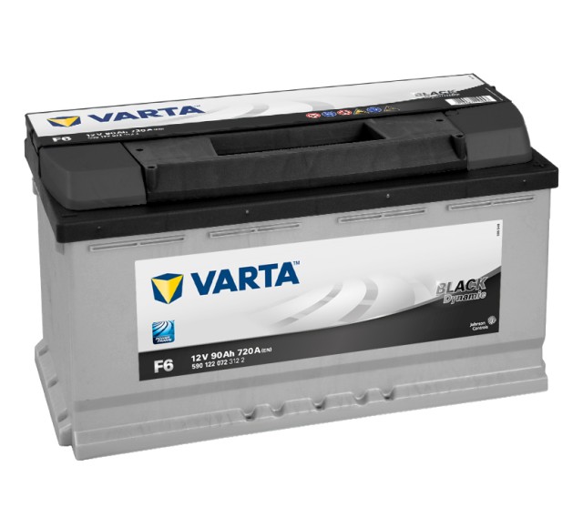 Akumulators VARTA Black Dynamic F6 12V 90Ah(c20) 720A(EN) 353x175x190mm 0/1 B13