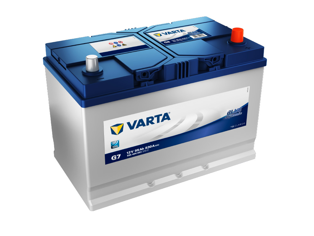 Akumulators VARTA BLUE DYNAMIC G7 12V 95Ah 830A (EN) 306x173x225 0/1