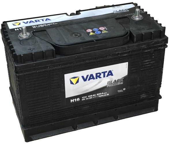 Kravas a/m akumulators VARTA Promotive HD H16 12V 105Ah(c20) 800A(EN) 330x172x238mm 9/8 B01