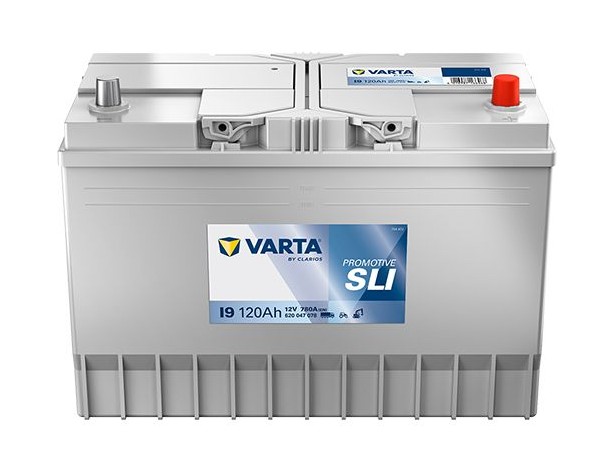 VARTA Promotive SLI I9 12V 120Ah(c20) 780A(EN) 347x173x234mm 0/1 B00 EAN4016987166468