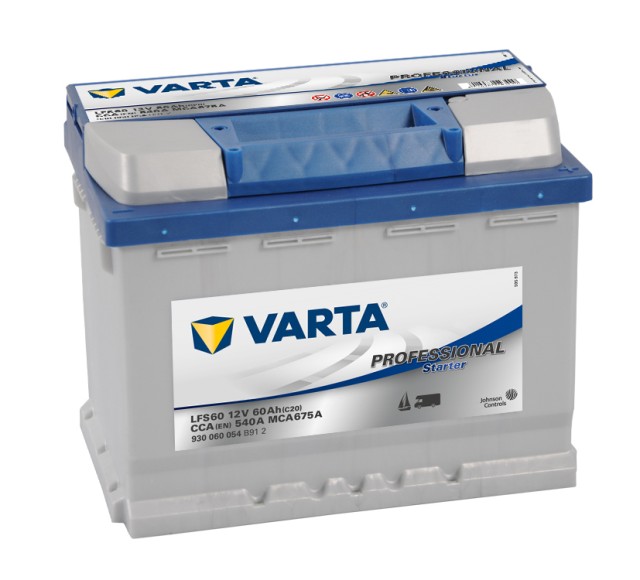 Akumulators  VARTA PROF. STARTER 100 LFS60 12V 60Ah 540A (EN), 242x175x190, 0/1