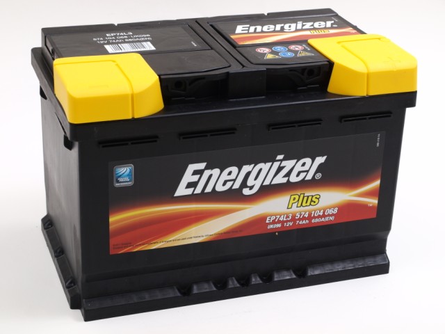 Akumulators ENERGIZER Plus EP74-L3 = E11 12V 74Ah 680A(EN) 278x175x190 0/1