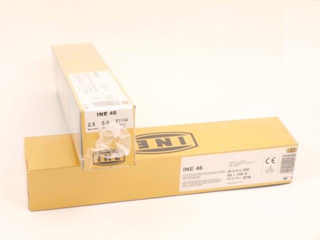 Rutila elektrodi INE 46 2.5mm350, AWS A5.1 E6013 EN ISO 2560-A: E42 0 RC 1 1, TUV 09672, paka 5kg