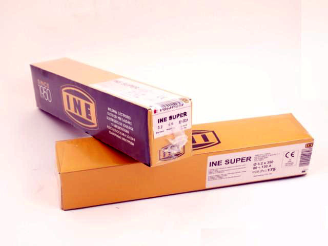 Rutila elektrodi INE SUPER 3.2mm x350, AWS A5.1 E6013 EN ISO 2560-A: E42 0 RC 11, DB10.064.02/01 TUV 09671, paka 5kg, apmēram 175 gab