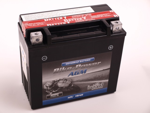 175 x 87 x 155 - + Intact Bike Power AGM 12V 18Ah(c20) 280A(EN) CTX20L-BS LI-06 GEL12-20L-BS 82003