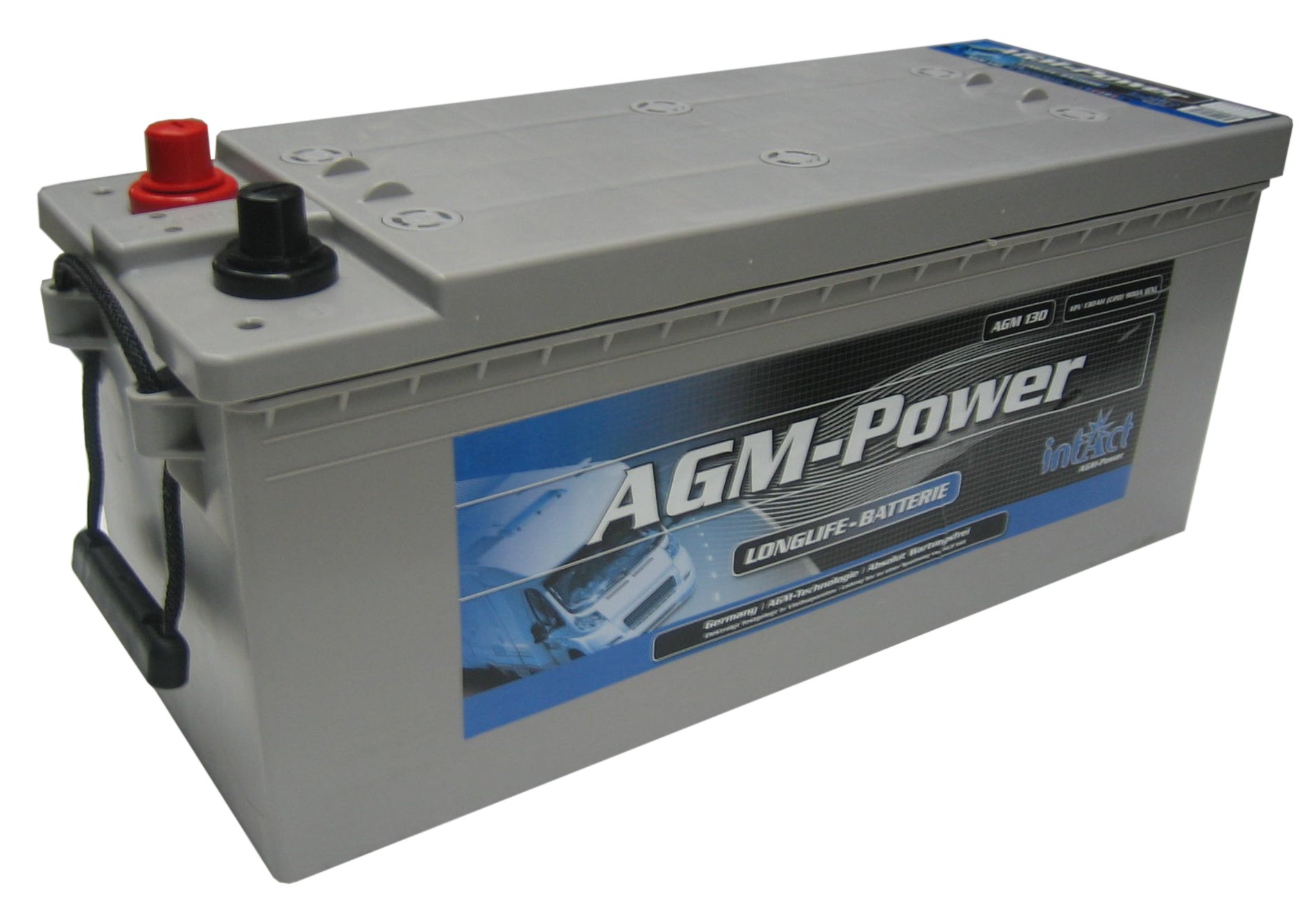 Intact AGM-Power 12 V 130Ah (c20), 150Ah (c100) 513x189x223 3/1