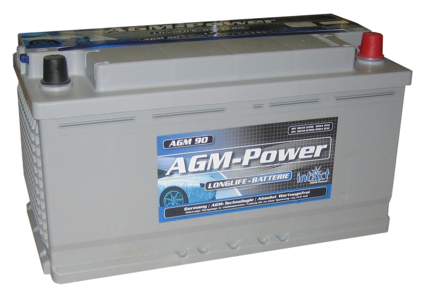 Intact AGM-Power 12 V 90Ah (c20), 110Ah (c100) 353x175x190 0/1