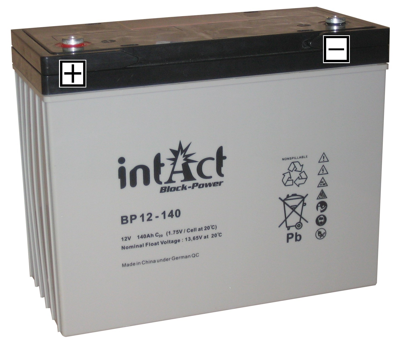 Intact Block-Power 12 V 140Ah (c10) 345x172x280 1/F-M8 IZPRDOANA