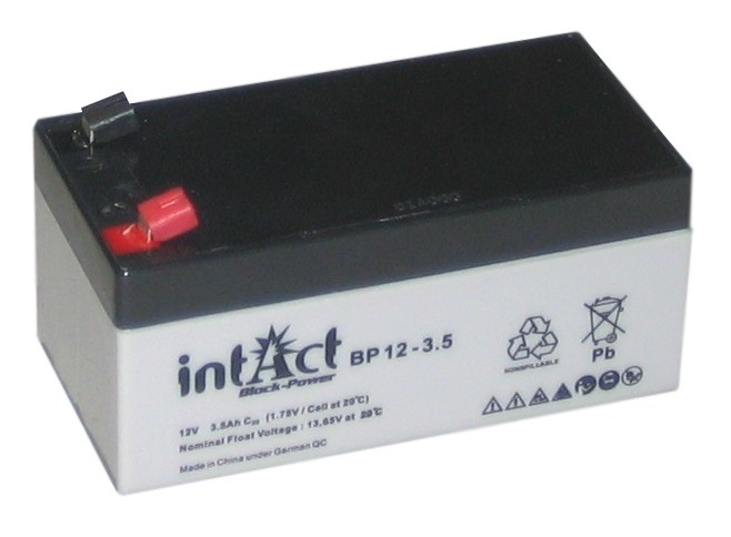 Intact Block-Power 12 V 3,5Ah (c20) 134x67x64 4/S-4.8