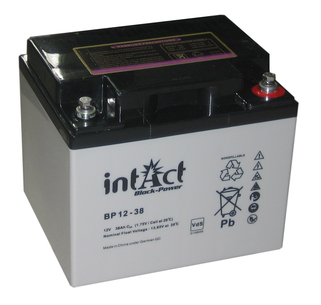 Intact Block-Power Batterie 12 V 38Ah (c20) GUG IZPRDOANA