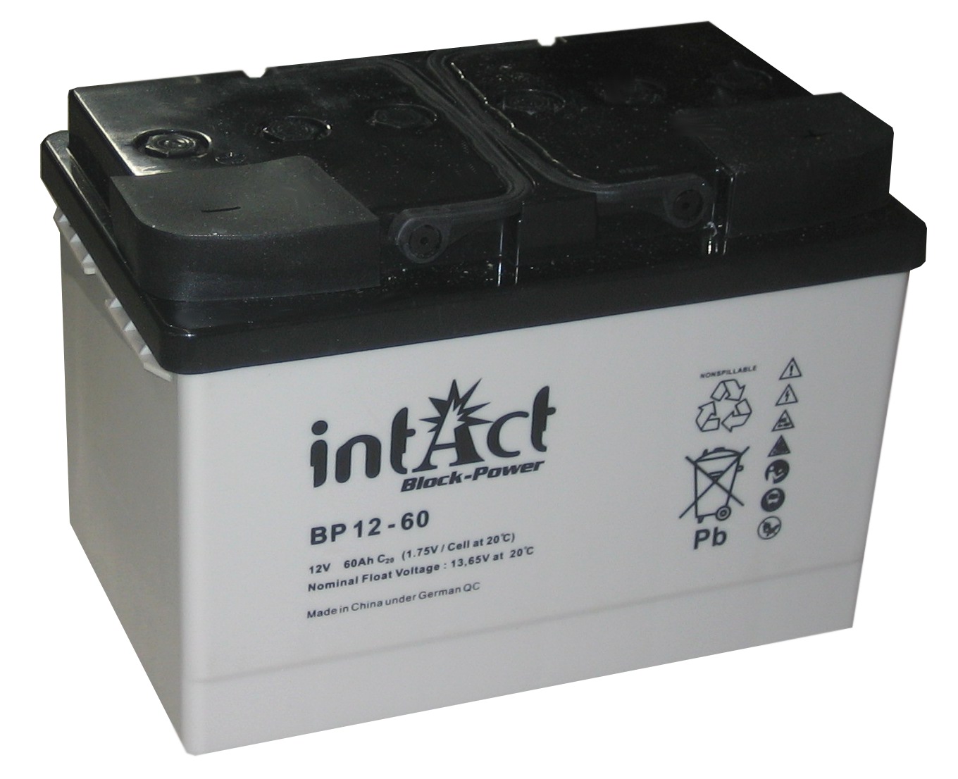 Intact Block-Power 12 V 60Ah (c10) 276x174x190 0/F-M6
