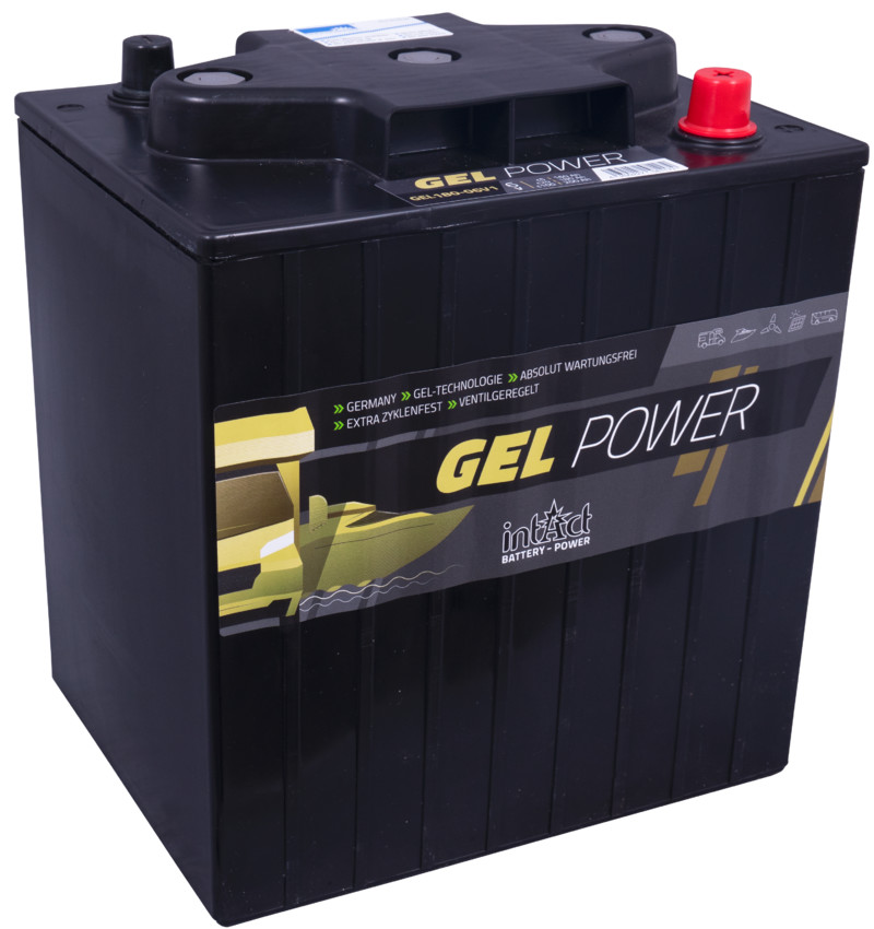 Akumulators Intact Gel-Power 6V 180AHc20 / 200AHc100 / 160AHc5, 261x181x269, 9/1