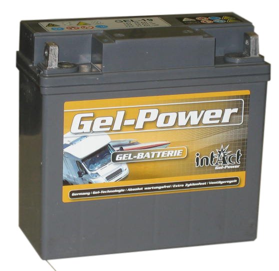 Intact Gel-Power 12 V 17Ah (c5), 19Ah (c20), 21Ah (c100) 185x80x170 0/G-M5
