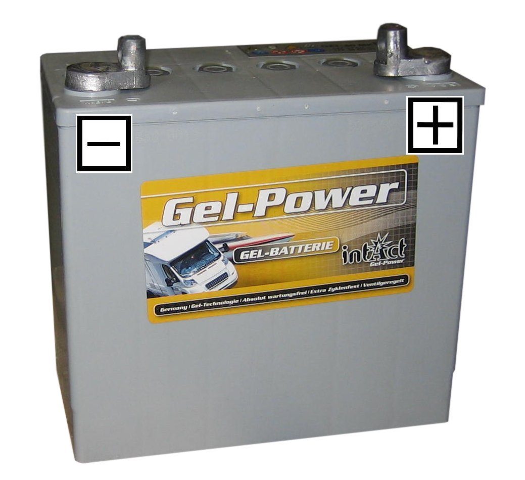 Intact Gel-Power 12 V 43Ah (c5), 50Ah (c20), 55Ah (c100) 238x140x235 0/1
