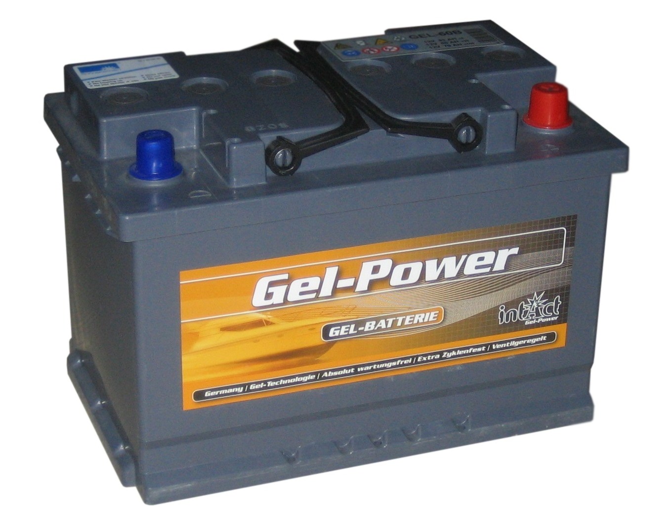 Intact Gel-Power 12 V 51Ah (c5), 60Ah (c20), 65Ah (c100) 278x175x190 0/1