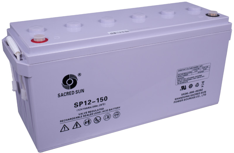 Akumulators SPG12-150, AGM,  12V, 150.0Ah c10, 160.0Ah c20, 483x171x218/223, Pol: F-M8