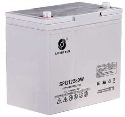 Akumulators SPG12-55, AGM,  12V, 55.0Ah c10, 60.0 Ah c20, 228x138x208/213, Pol: F-M6